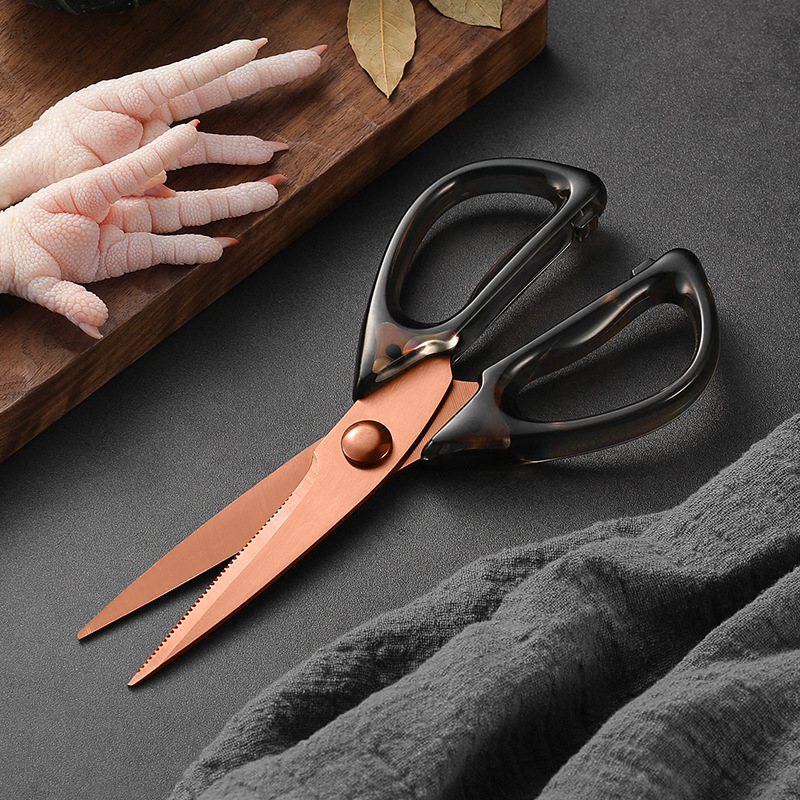 Office High Tech - High-Quality Transparent Scissors with Sharp Titanium